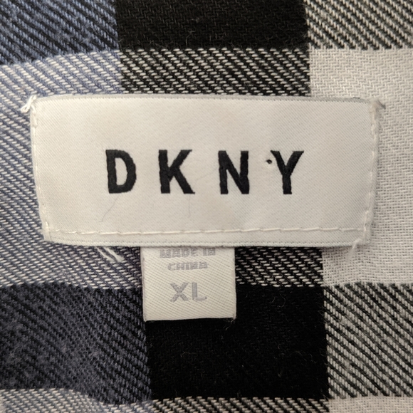 DKNY Plaid Button Up Dress - Picture 3 of 3